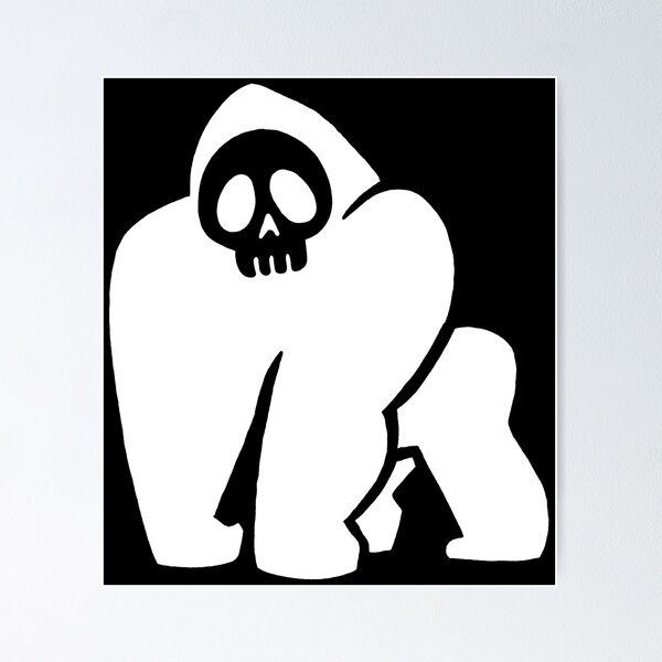 Item preview, White gorilla skull designed and sold by Lagueny.