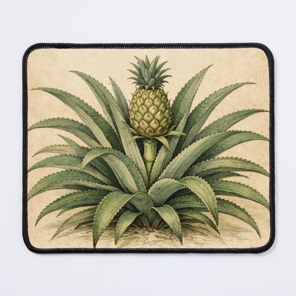 Item preview, Vintage Pineapple Botanical Print – Antique Ananas Comosus Kitchen Wall Art designed and sold by Darlin8888.