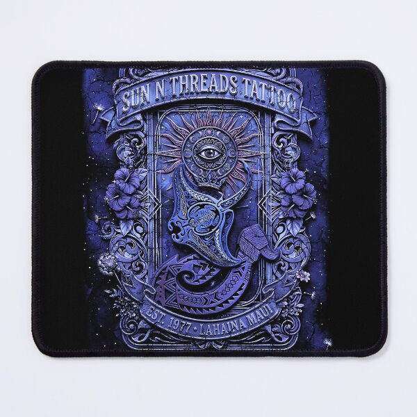Item preview, Sun N Threads Tattoo – Distressed Lahaina Heritage Tiki Shield designed and sold by sunnthreads.