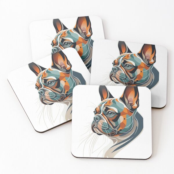 Item preview, Modern Frenchie Portrait in Earthy Tones designed and sold by HALYNA070824.