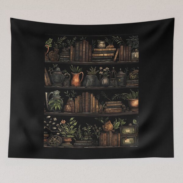 Item preview, Dark Academia Botanist Library Plant Study designed and sold by mrqwzrwdb69.