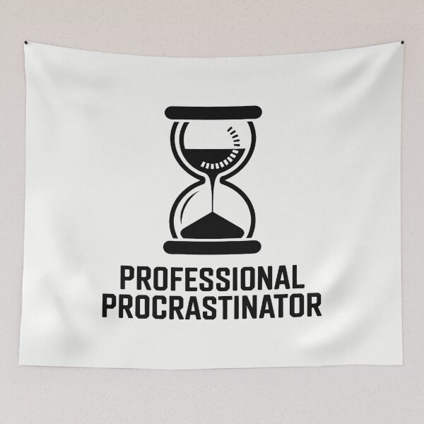 Item preview, Professional Procrastinator Work Humor designed and sold by SplashTastic.