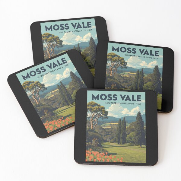 Item preview, Moss Vale Vintage Travel Poster Landscape designed and sold by mrqwzrwdb69.
