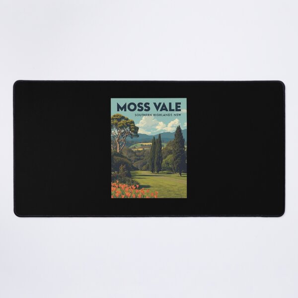 Item preview, Moss Vale Vintage Travel Poster Landscape designed and sold by mrqwzrwdb69.