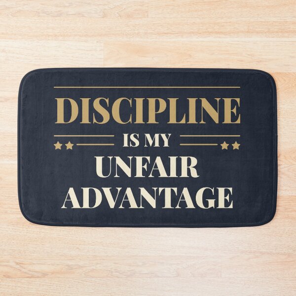 Item preview, Discipline is my unfair advantage - Modern transparent background designed and sold by Revextyr.