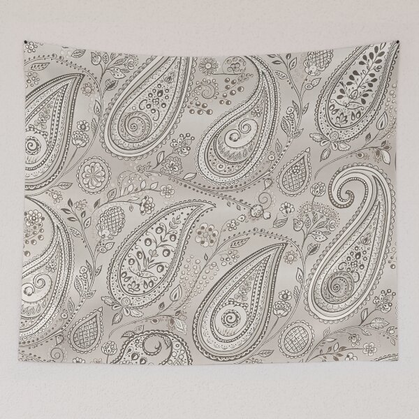 Item preview, Ethnic Paisley Pattern – Floral Kairi Seamless Textile Art designed and sold by OpenDreamArts.