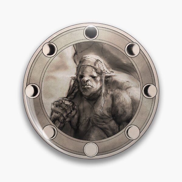 Item preview, Dark Bestiary Sigil – Ogre (Ancient Paper) designed and sold by Alessandro Buffa Artist.