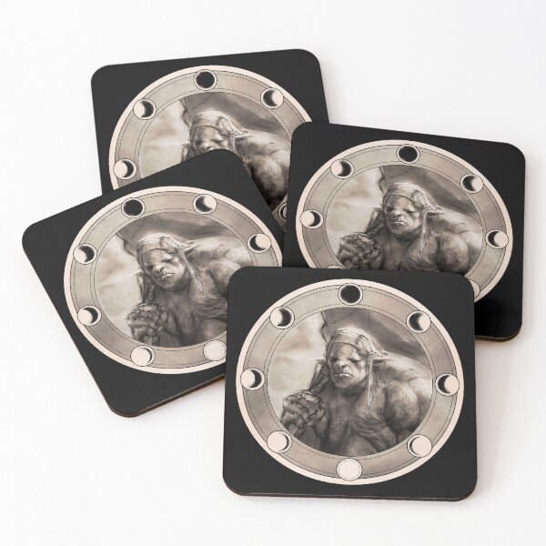 Item preview, Dark Bestiary Sigil – Ogre (Ancient Paper) designed and sold by Alessandro Buffa Artist.