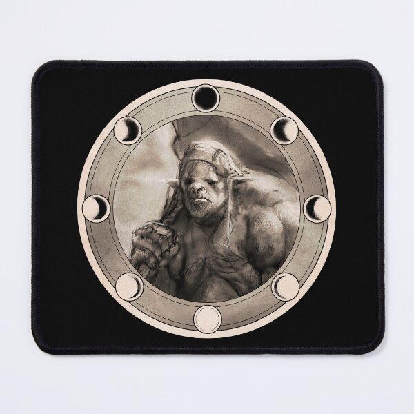 Item preview, Dark Bestiary Sigil – Ogre (Ancient Paper) designed and sold by Alessandro Buffa Artist.