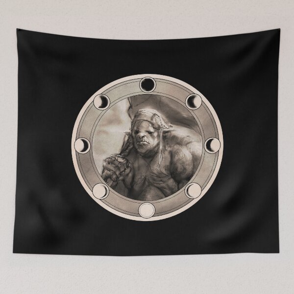 Item preview, Dark Bestiary Sigil – Ogre (Ancient Paper) designed and sold by Alessandro Buffa Artist.