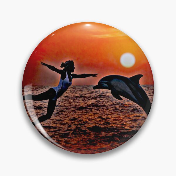 Item preview, A harmonious leap with a dolphin at sunset designed and sold by Segasprojects.