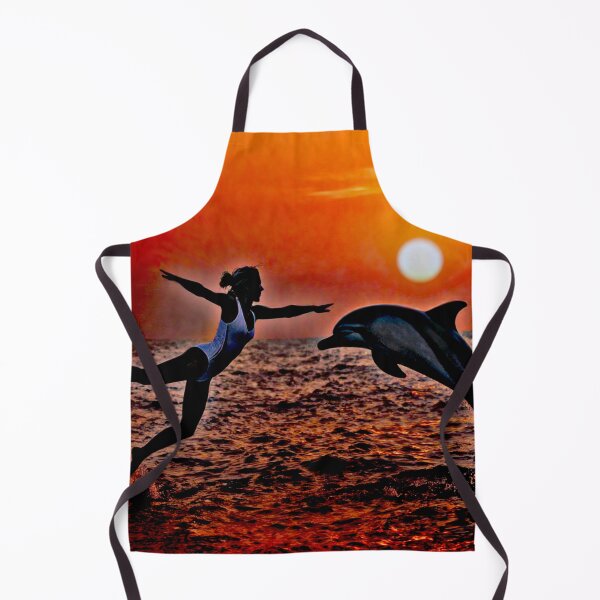 Item preview, A harmonious leap with a dolphin at sunset designed and sold by Segasprojects.