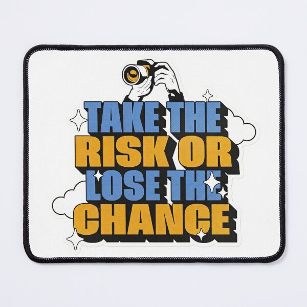 Item preview, Take the Risk or Lose the Chance: Retro Pop-Art Sticker Graphic designed and sold by VNDL Gear.