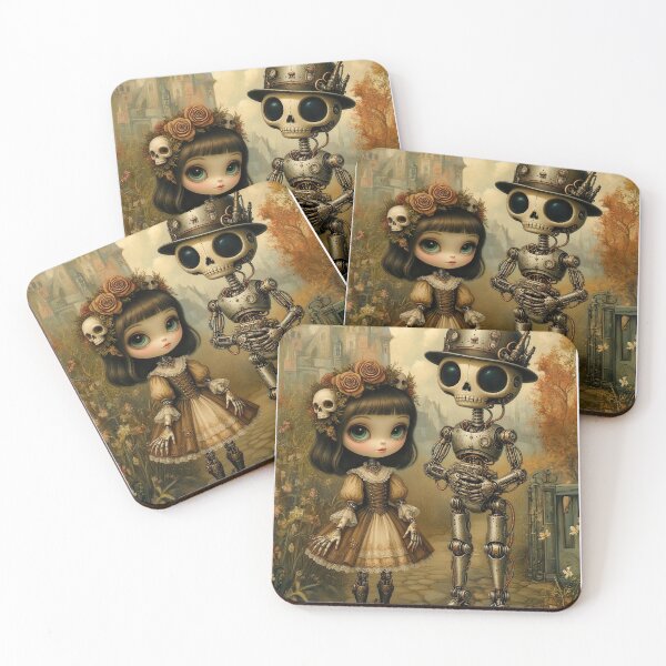Item preview, A Mechanical Romance. Pop Surrealism Art inspired by Mark Ryden. Lowbrow art.. designed and sold by Piagor.