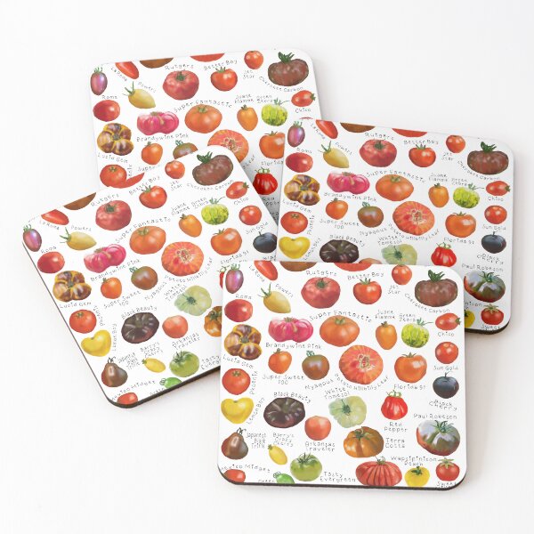 Item preview, Tomato varieties illustration chart designed and sold by thehat24.