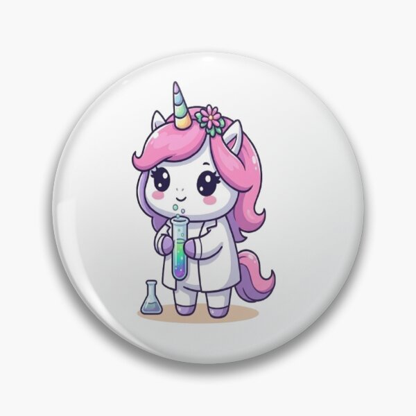 Item preview, Kawaii Science Unicorn Chemist designed and sold by Ella_Sketch.