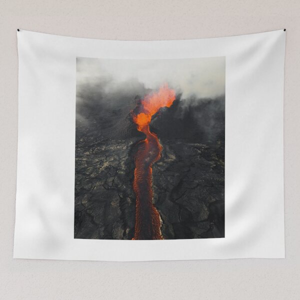 Item preview, Volcano Lava Scene Photographic Print designed and sold by Mother-Nature65.