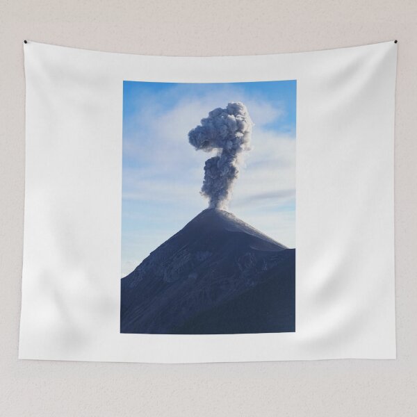 Item preview, Volcano Smoking Scene Photographic Print designed and sold by Mother-Nature65.