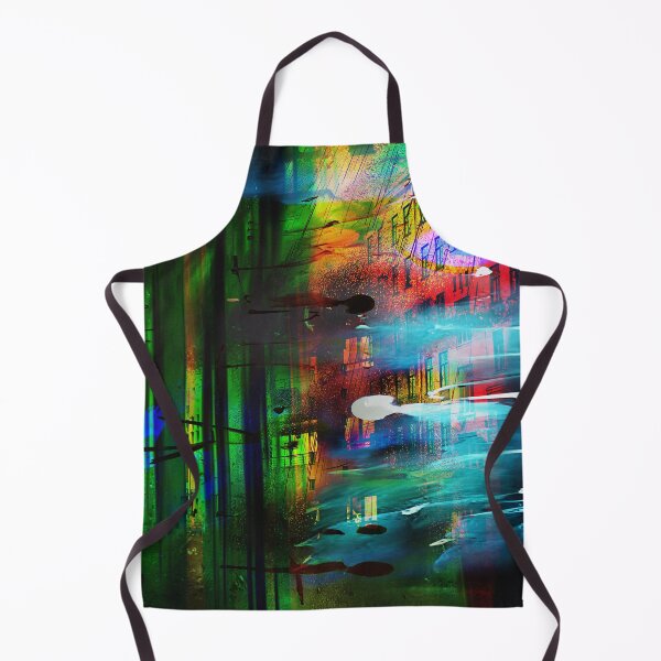 Item preview, Vibrant Urban Cityscape Abstract - Modern Metropolitan Collage designed and sold by NickDedidis.
