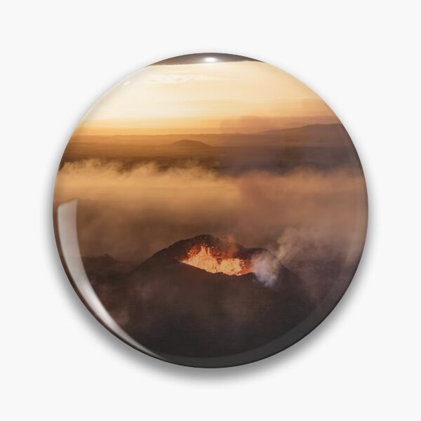 Item preview, Volcano Sunset Scene Photographic Print designed and sold by Mother-Nature65.