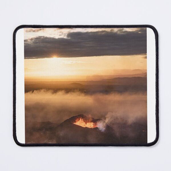 Item preview, Volcano Sunset Scene Photographic Print designed and sold by Mother-Nature65.