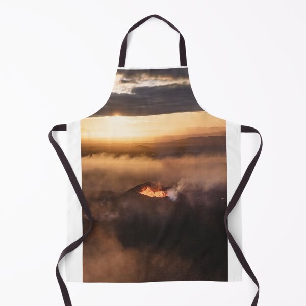 Item preview, Volcano Sunset Scene Photographic Print designed and sold by Mother-Nature65.