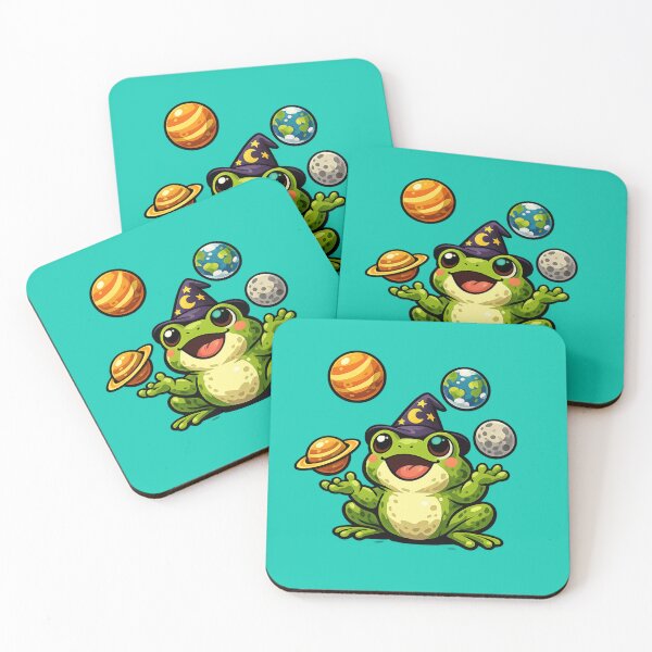 Item preview, Magician frog juggling designed and sold by FroggyOnly.