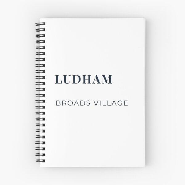 Item preview, Ludham Broads Village Norfolk Minimalist Typography Travel Poster designed and sold by MyriadNorfolk.