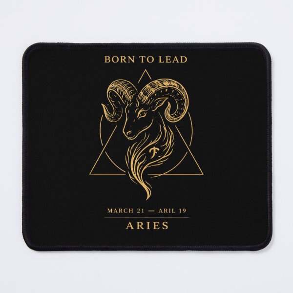 Item preview, Aries Born To Lead Zodiac Ram Minimal Art designed and sold by 97Ts.