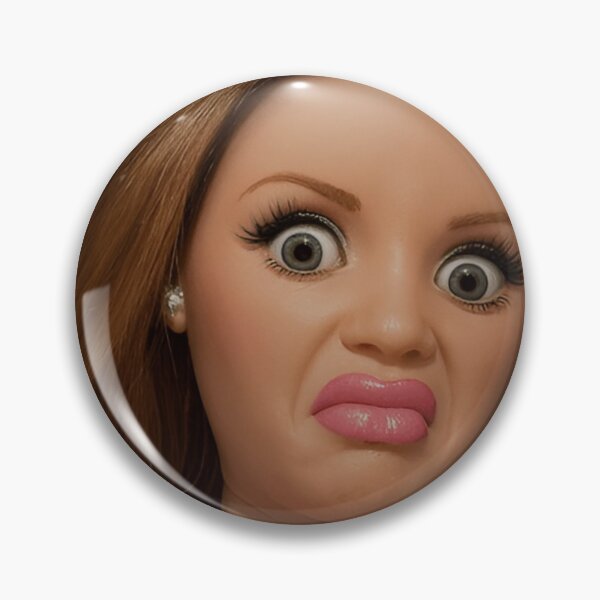 Item preview, Vintage 90s Doll Face Meme designed and sold by playrify.