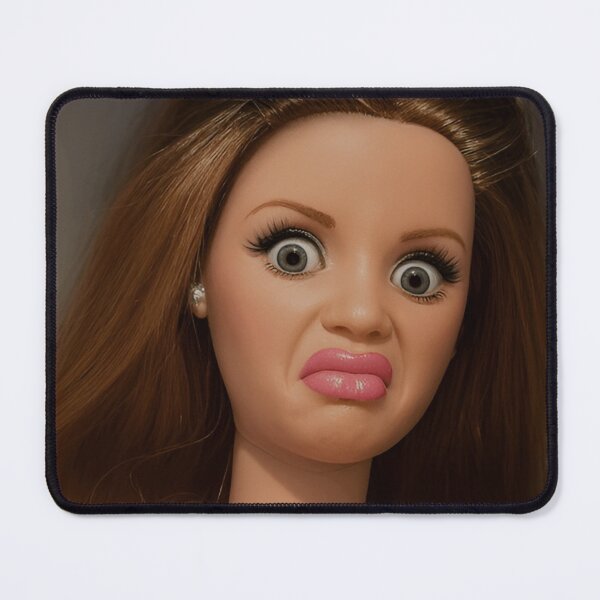 Item preview, Vintage 90s Doll Face Meme designed and sold by playrify.