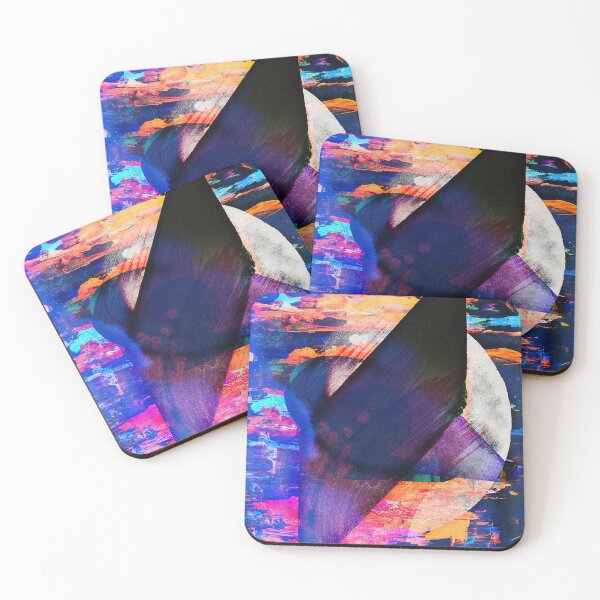Item preview, Cosmic Rift Abstract - Glitch Sunset Geometric Art designed and sold by NickDedidis.