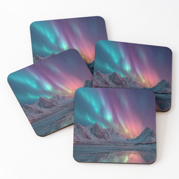 Item preview, Northern Light Mountains designed and sold by NicolasGlowArt.