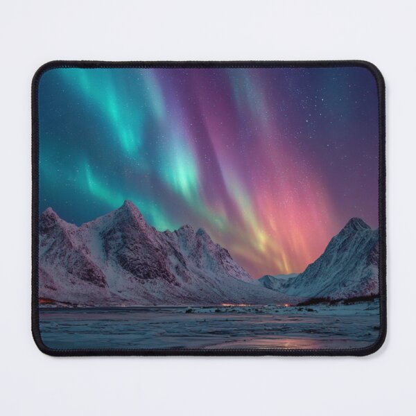 Item preview, Northern Light Mountains designed and sold by NicolasGlowArt.