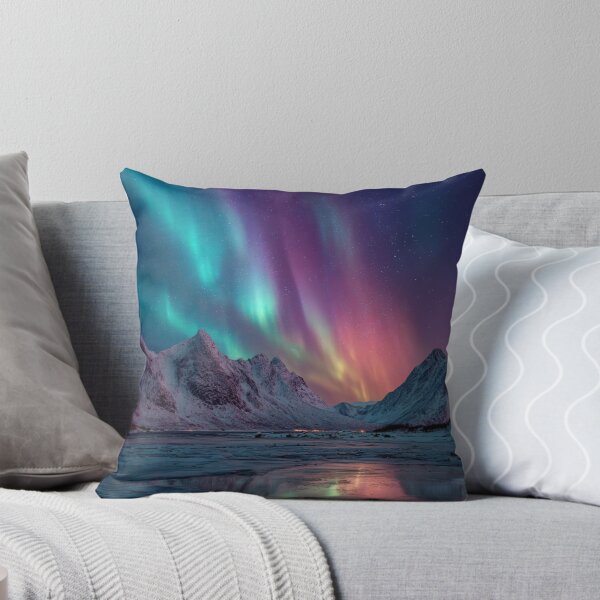 Item preview, Northern Light Mountains designed and sold by NicolasGlowArt.