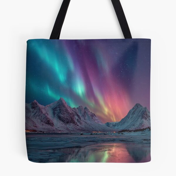 Item preview, Northern Light Mountains designed and sold by NicolasGlowArt.