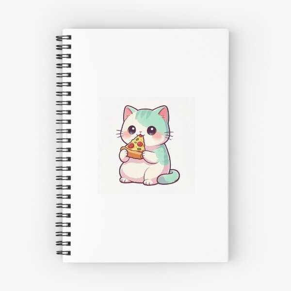 Item preview, Cute cat kawaii pizza addict designed and sold by EpicBoing.