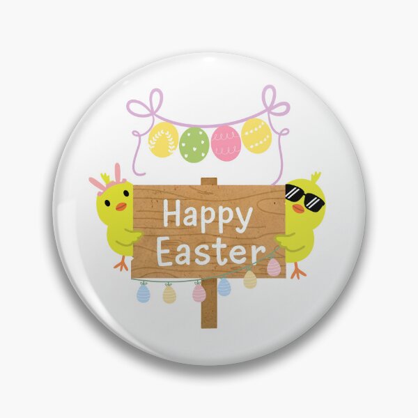 Item preview, Happy Easter – Cute Chick Easter Holiday Design designed and sold by MSHobbies.