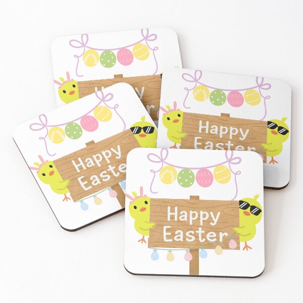 Item preview, Happy Easter – Cute Chick Easter Holiday Design designed and sold by MSHobbies.