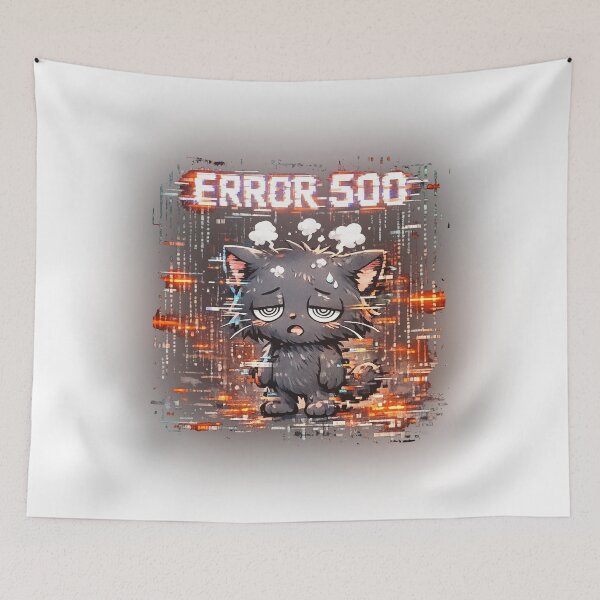 Item preview, Error 500 Cat  - Internal Server Error designed and sold by Primprapar.