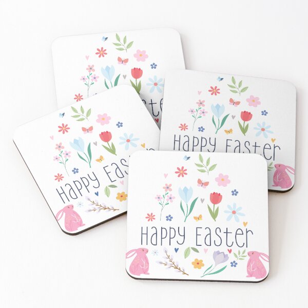 Item preview, Happy Easter – Cute Bunny Easter Holiday Design designed and sold by MSHobbies.