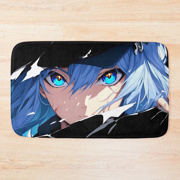 Item preview, Esdeath Akame Ga Kill Torn Paper Eyes Peeker Ice Blue Gaze designed and sold by PMartistStudio.