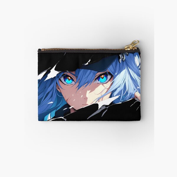 Item preview, Esdeath Akame Ga Kill Torn Paper Eyes Peeker Ice Blue Gaze designed and sold by PMartistStudio.