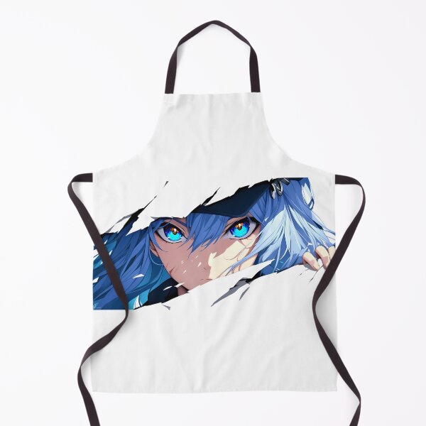 Item preview, Esdeath Akame Ga Kill Torn Paper Eyes Peeker Ice Blue Gaze designed and sold by PMartistStudio.