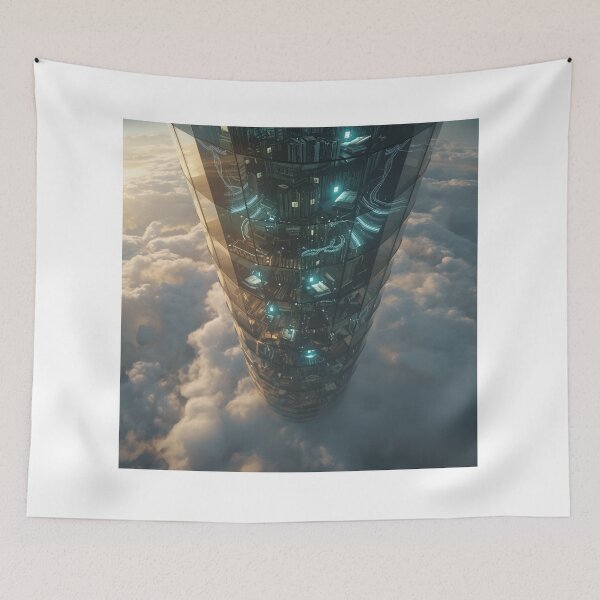 Item preview, The Glass Babel - Infinite Knowledge designed and sold by THEARTCURATİON .