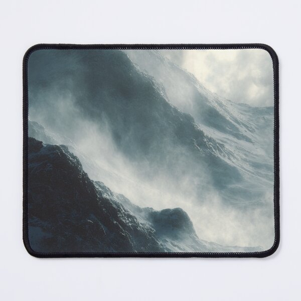 Item preview, Foggy Mountains in Winter designed and sold by NicolasGlowArt.