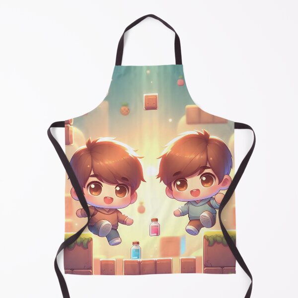 Item preview, Cute Gaming Brothers Platformer Adventure designed and sold by AI-Only Creations.