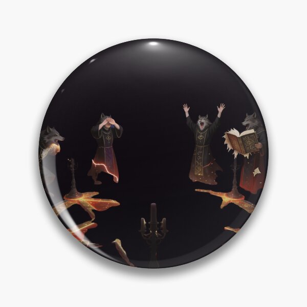 Item preview, Panic in the Pentagram — Dark Sacred Ritual Art designed and sold by GeoWhimsy Studio.