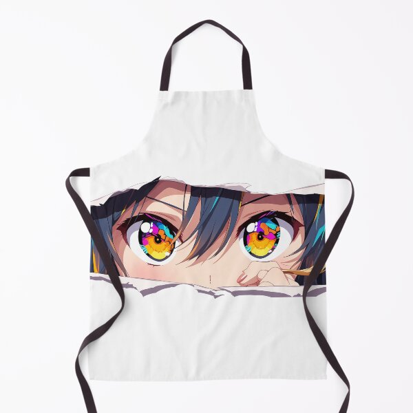 Item preview, Akame Akame Ga Kill Torn Paper Eyes Peeker Neon Color Gaze designed and sold by PMartistStudio.