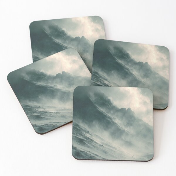Item preview, Foggy Mountains Winter designed and sold by NicolasGlowArt.